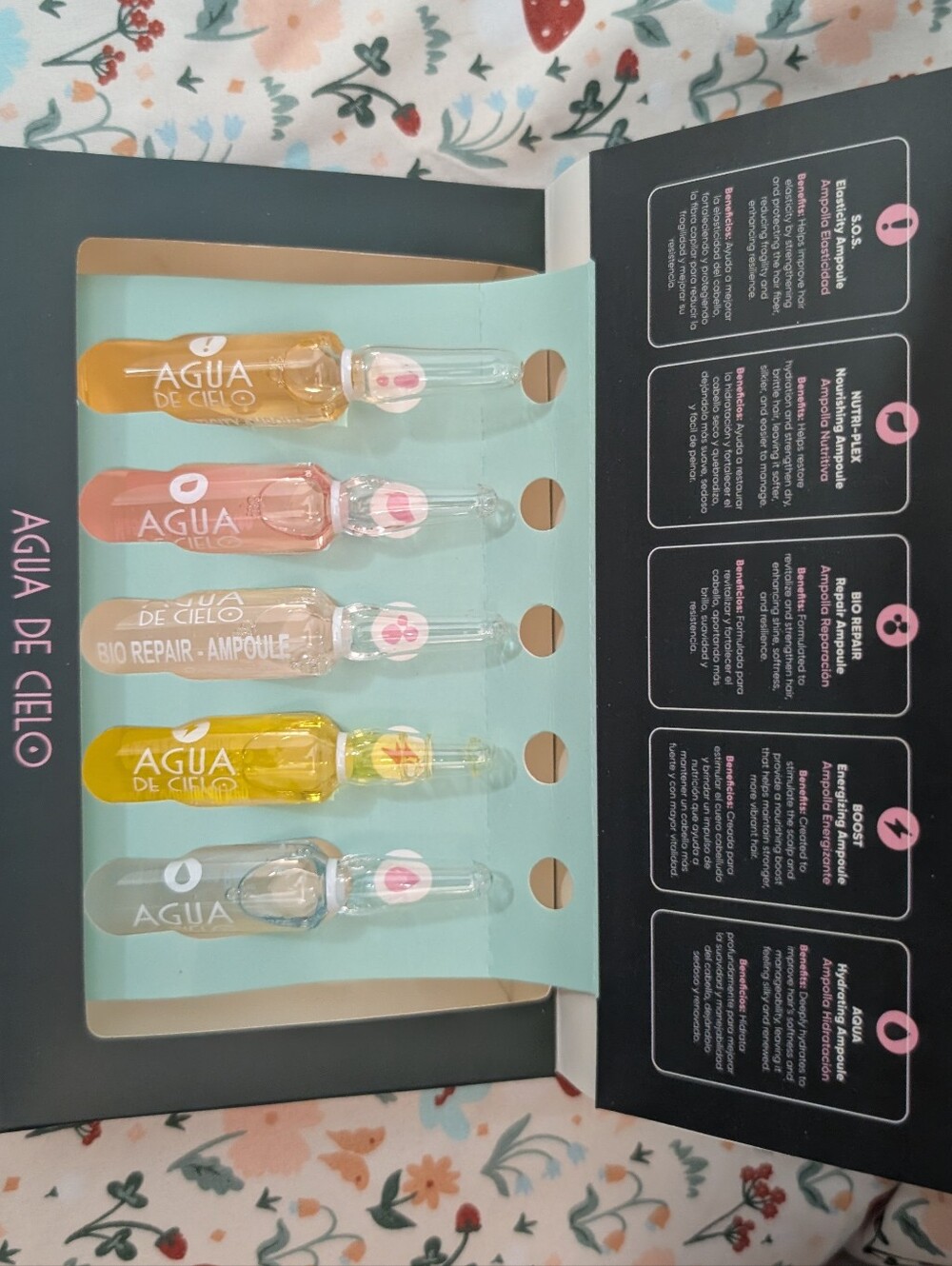 Agua De Cielo Hair Care Therapy Complex 5 Ampoules – New In Box